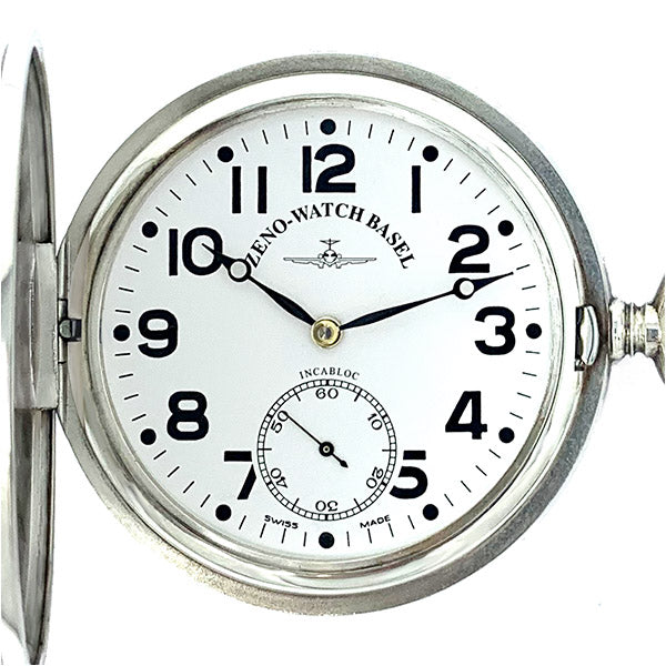 Pocket Watch Savonette - Basilea silver