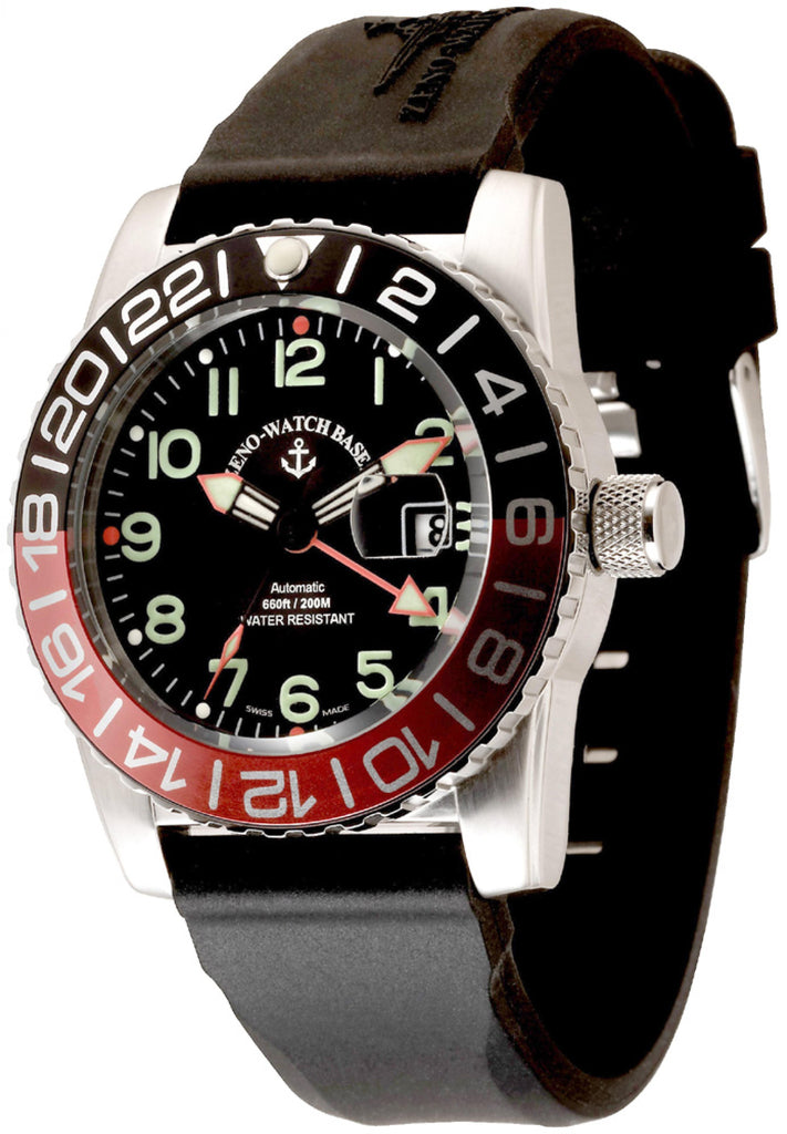 Airplane Diver Automatic GMT Numbers (Dual Time)