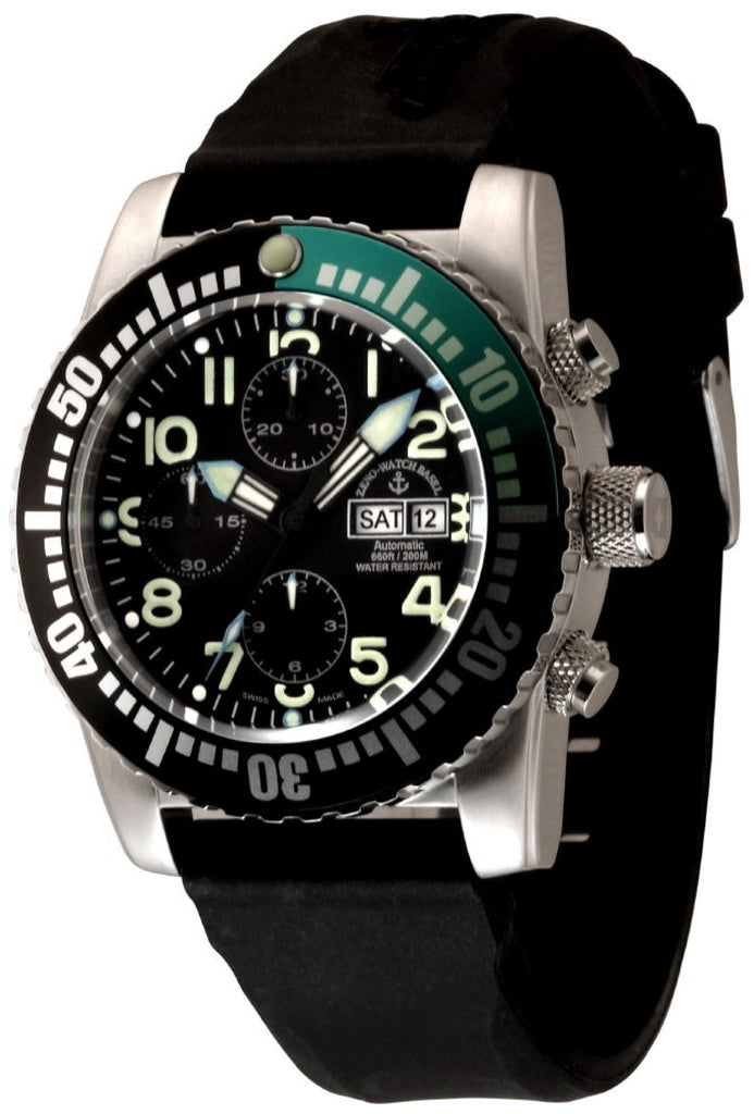 Airplane Diver Automatic Chronograph Numbers