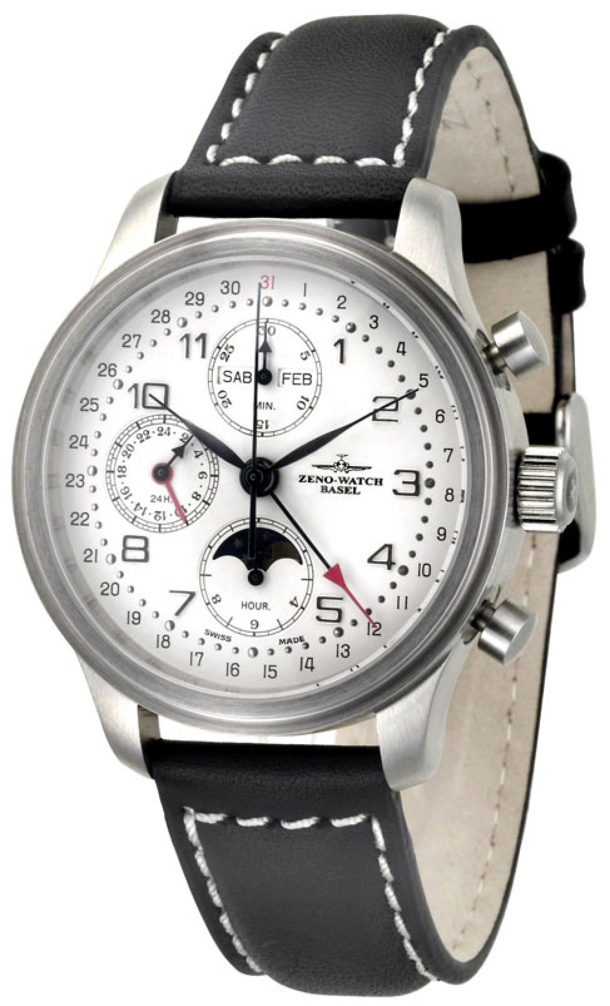 NC Retro Chronograph full calendar Zeno Watch